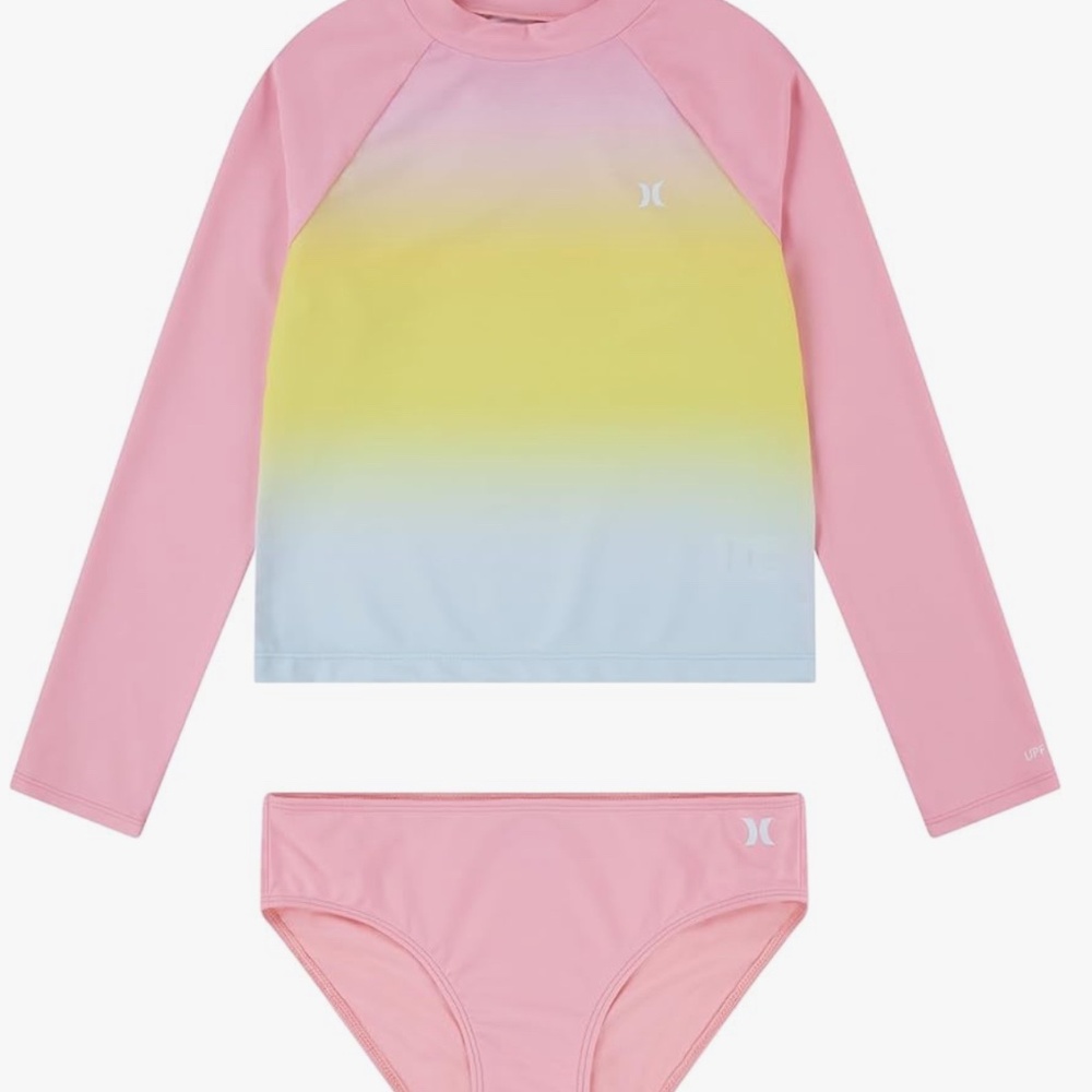 Hurley juniors 2piece swim suit size 12